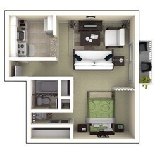 Residence 1 Luxury 13550C 13550C floor plan